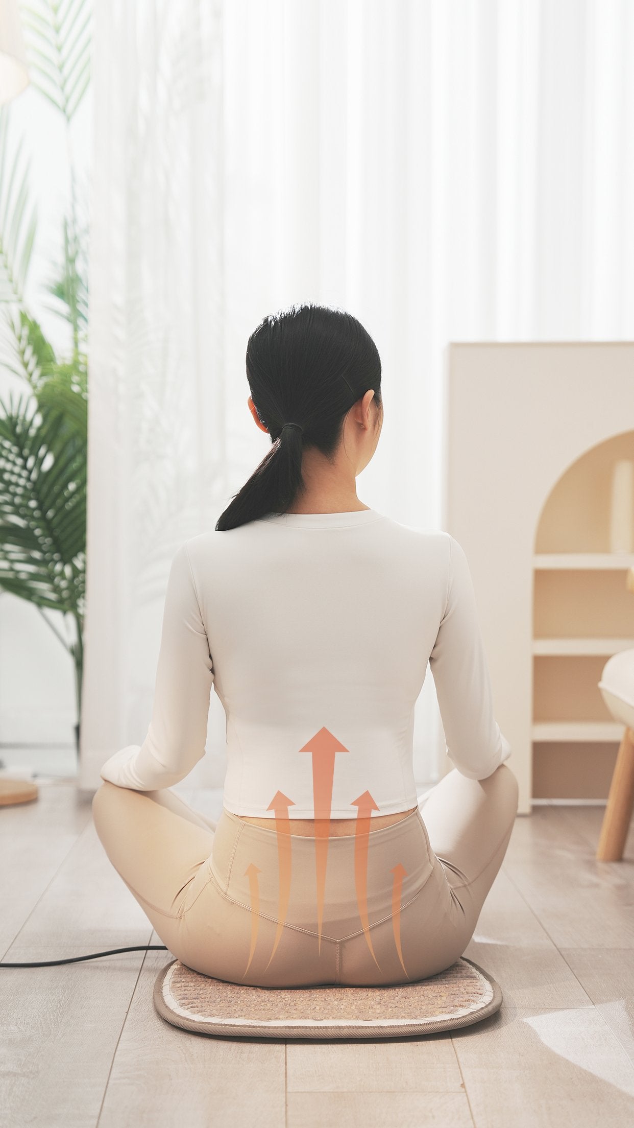 Bianstone hot compress cushion    砭石热敷坐垫