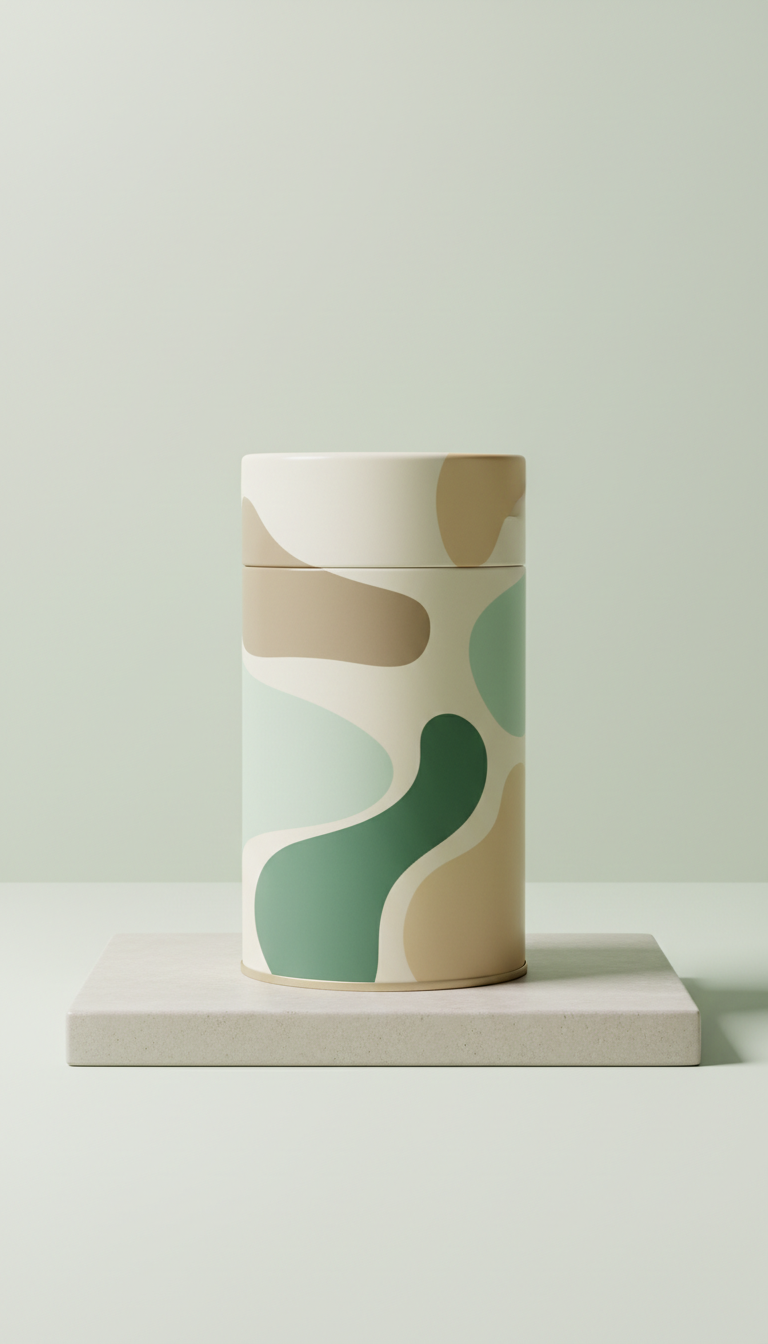 Herbal Tea Canister With Ginseng