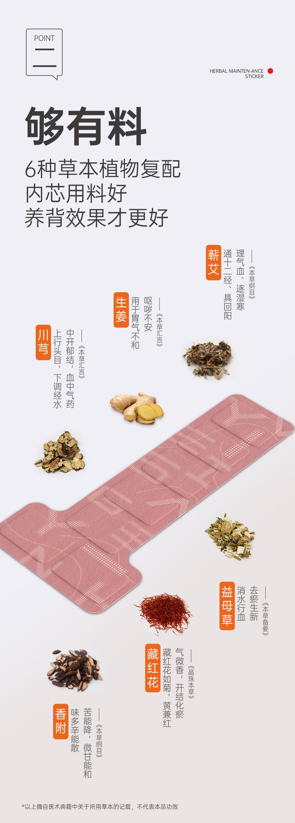 governor meridian warm compresssticker精油督脉暖敷贴(1*2片)