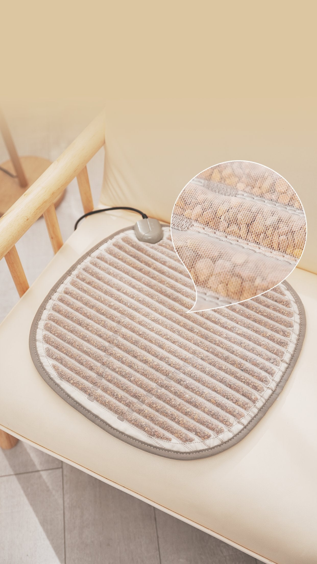 Bianstone hot compress cushion    砭石热敷坐垫