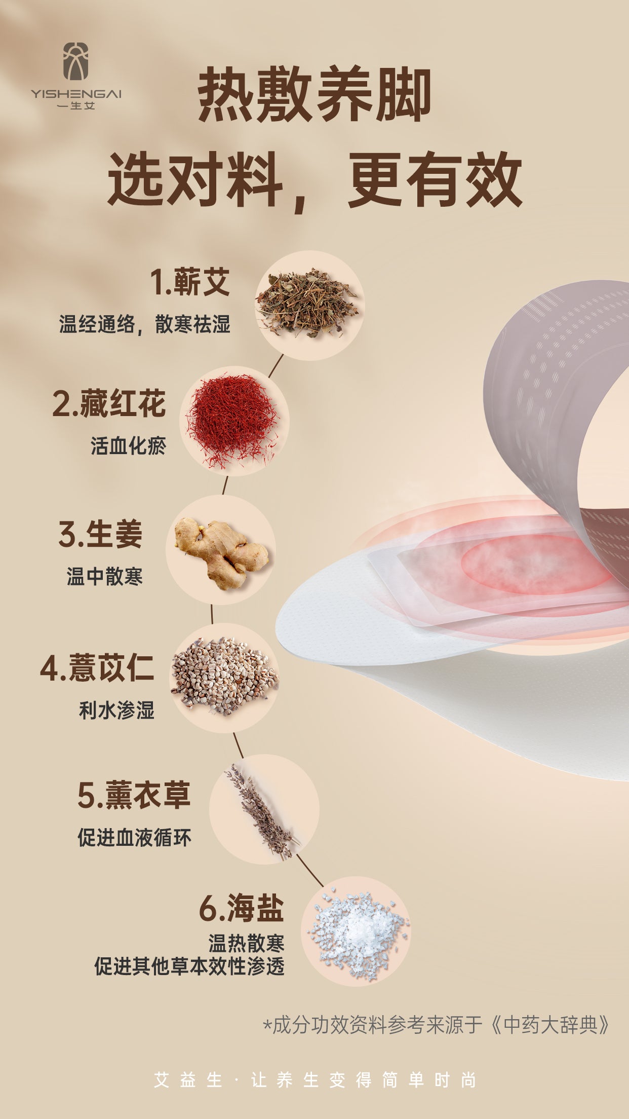 Essential Oil Warm Feet Sticker  精油暖足贴