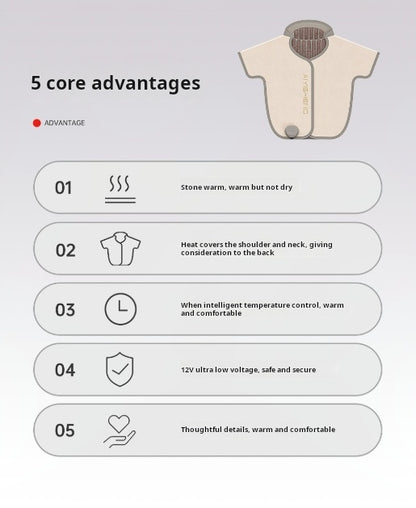 BianStone Heated Shoulder Wrap 砭石热敷披肩